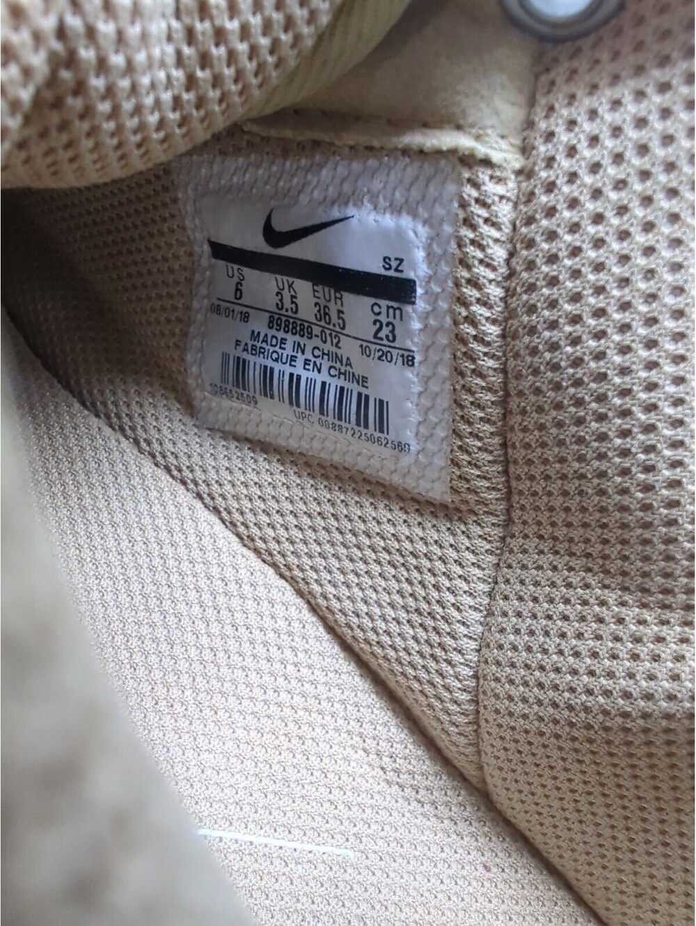 Nike Air Force 1 AF1 Low Lux Metallic Gold Silver Platinum Gradiant Women 6 36.5 - Picture 11 of 14